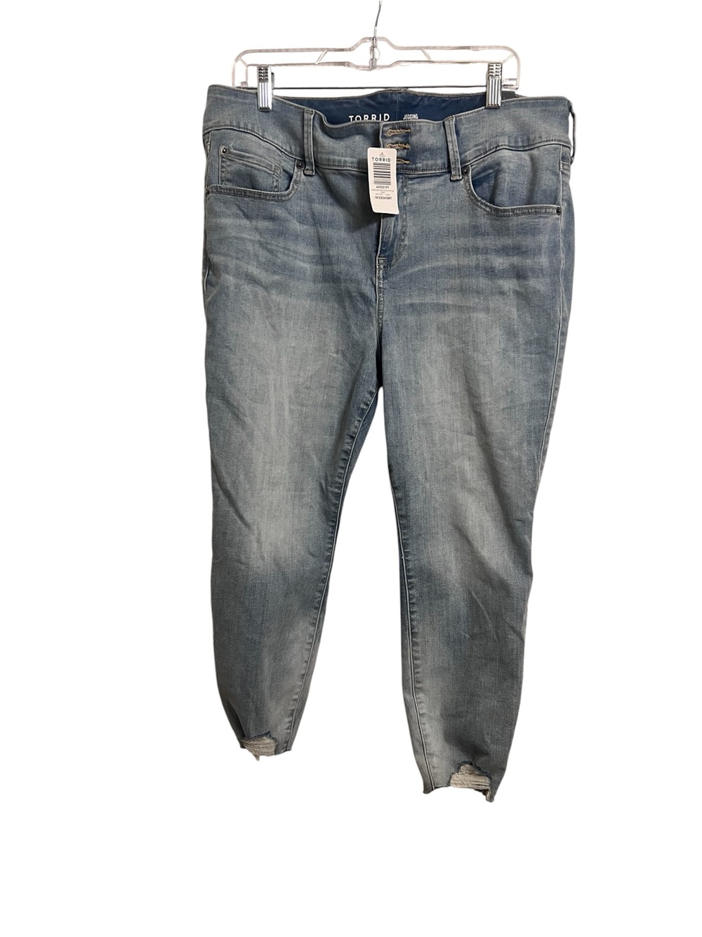 torrid Light Wash Blue Distressed Jeans